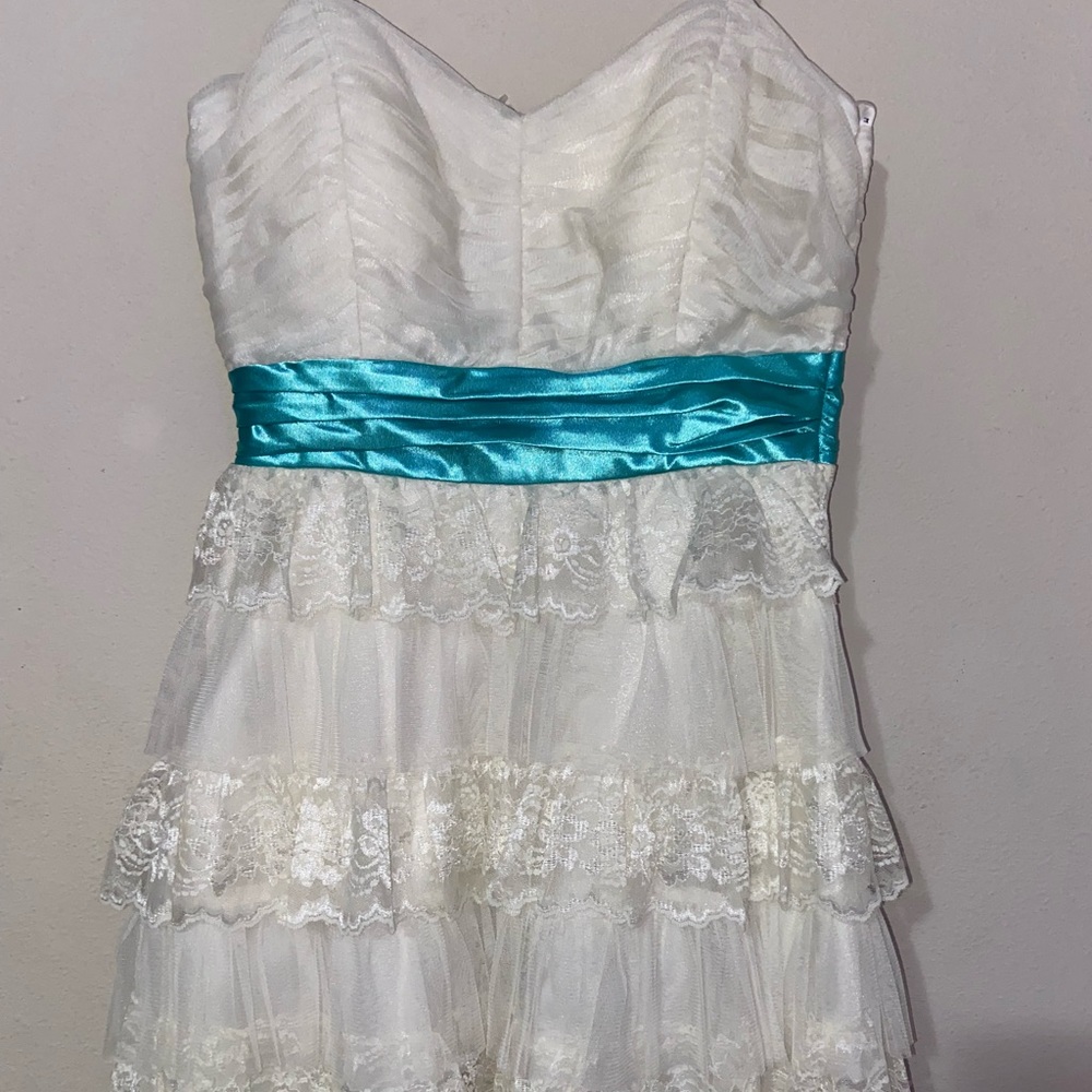 white short dress